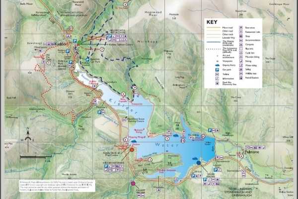 Northumberlands Best Kielder Map
