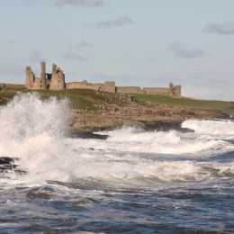 Dunstanburgh Castle in Northumberland